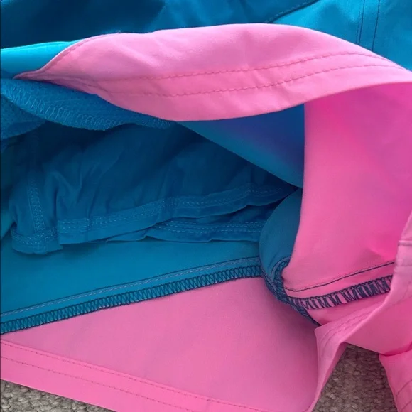 Nike Teal and Pink Swim Shorts - Picture 4 of 7